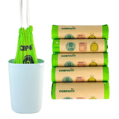 ราคาดี กระดาษห่อม้วน compostable สายดึง กระเป๋าขยะสําหรับครัว ห้องนั่งเล่น ออนไลน์