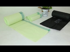 กระเป๋าขยะสีเขียวที่สามารถบีโอสกัดได้ โดยใช้สัญลักษณ์ที่กําหนดเอง